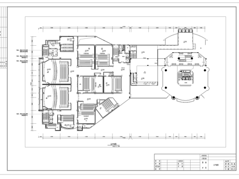 电影院 最新全套施工图 合集cad施工图 