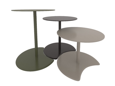  TRIBU - 滴落边桌3d模型 