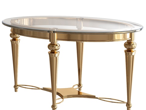  椭圆鸡尾酒桌，Galloway3d模型 