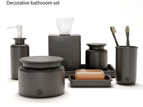  装饰套装3d模型 