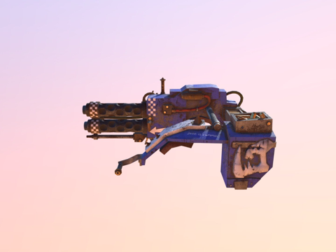  兽人掠夺者死亡头骨3d模型 