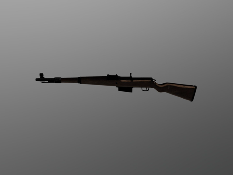  格韦尔41步枪3d模型 