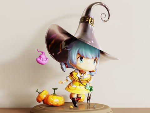 现代摆件 儿童摆件 手办su模型