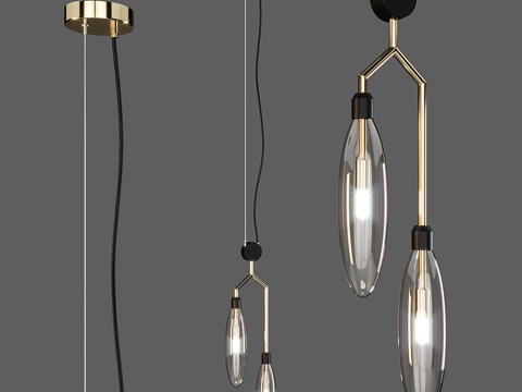  Maytoni 吊灯 - Ventura (Mod012-p3d模型 