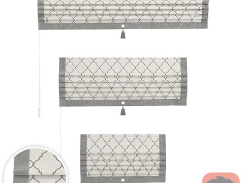  罗马帘套装 TITOS (ISLA)3d模型 