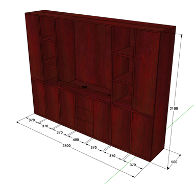 文件柜 办公家具su模型