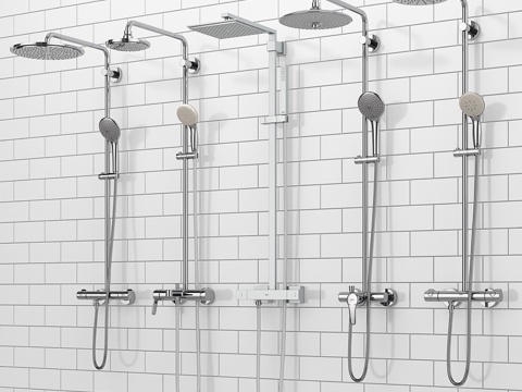  GROHE淋浴系统Euphoria套装343d模型 