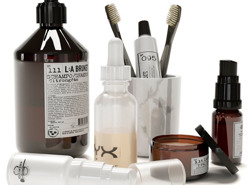  LA BRUKET装饰套装3d模型 