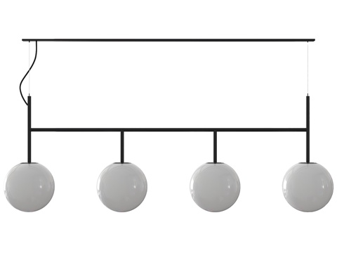  TR灯泡悬挂框架3d模型 