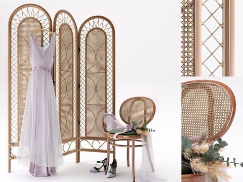  新娘套装3d模型 