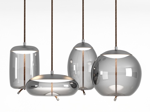  Brokis 绳结吊灯3d模型 