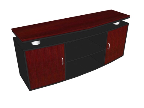  文件柜 办公家具su模型 