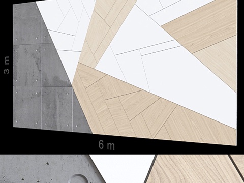  装饰墙 165.3d模型 