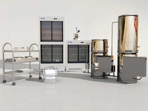  医学模型（实验室）3d模型 