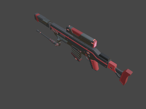  神射手步枪3d模型 
