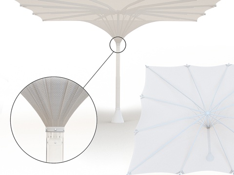  Umbrella MDT-tex 郁金香造型3d模型 