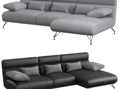  Cierre水晶沙发3d模型 