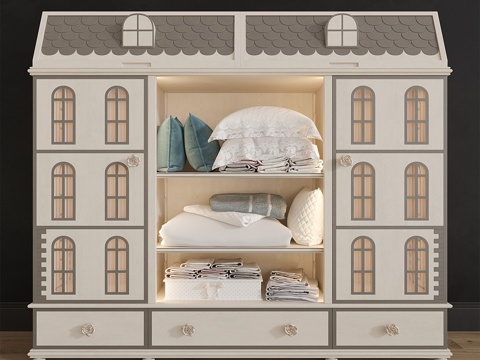  萨维奥·菲尔米诺玩偶衣柜3d模型 