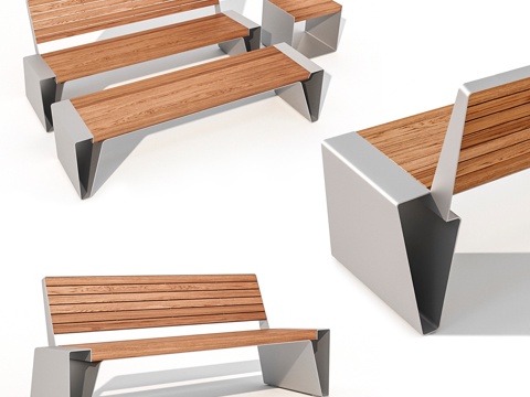  长凳街头阿达纳特 符拉迪沃斯托克3d模型 