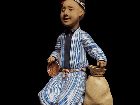  陶瓷纪念品3d模型 