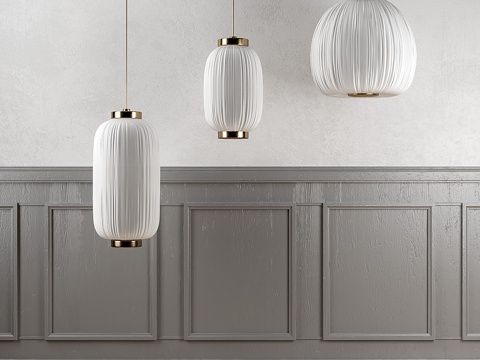  Bloomingville落地与壁灯套装3d模型 