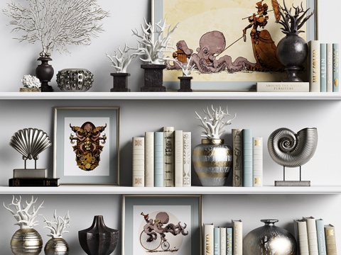  装饰套装213d模型 