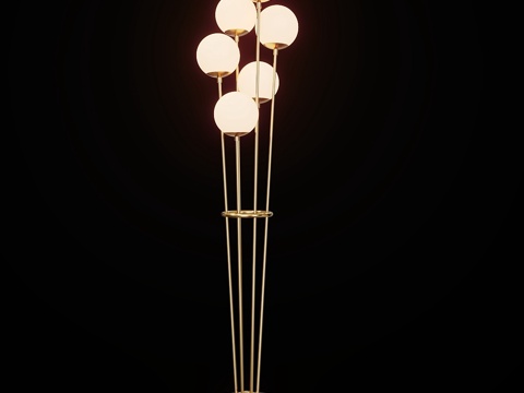  艾克霍尔茨托托拉落地灯3d模型 