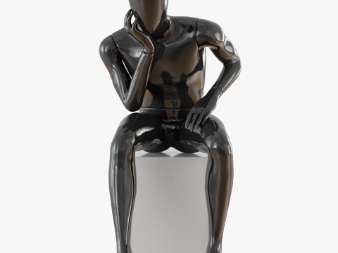  无面男模特 113d模型 