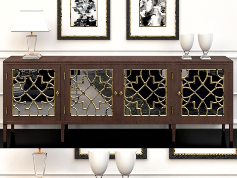  Hooker家具客厅圣所系列3d模型 