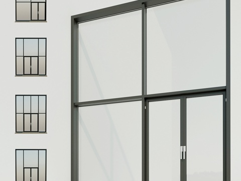  全景窗户·彩绘玻璃·63d模型 