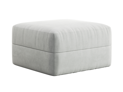  现代简约沙发矮凳 矮凳 凳子 简约矮凳3d模型 