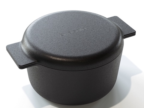  Eva Solo北欧厨房6升锅3d模型 