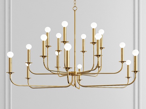  Ateriors Breck双层吊灯3d模型 