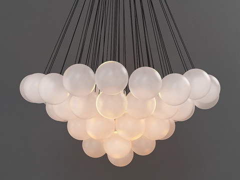  装置云73 XL吊灯3d模型 