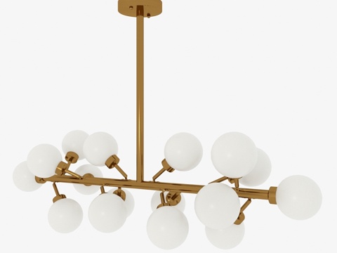  Lamp ceiling Garda Spheres3d模型 