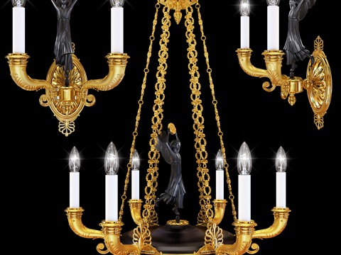  Arizzi CL48 6盏吊灯 + Arizzi CL483d模型 