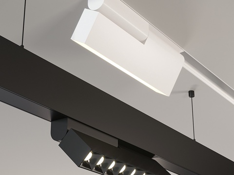  Centrsvet无限线转角射灯3d模型 