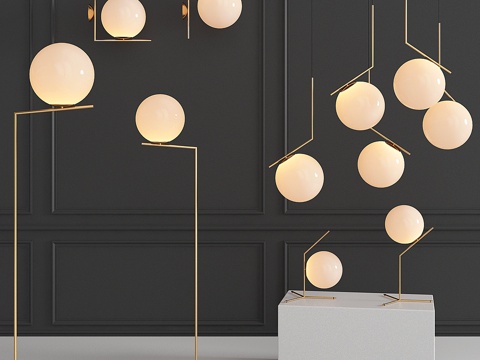  Flos Ic灯具集3d模型 