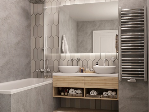  浴室家具 I 浴室家具_193d模型 