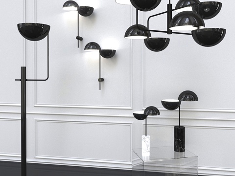  伊丽莎白灯饰系列3d模型 