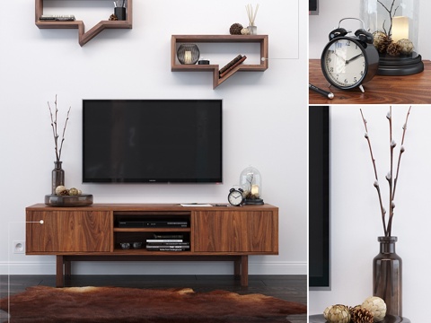  宜家_斯德哥尔摩_电视柜3d模型 