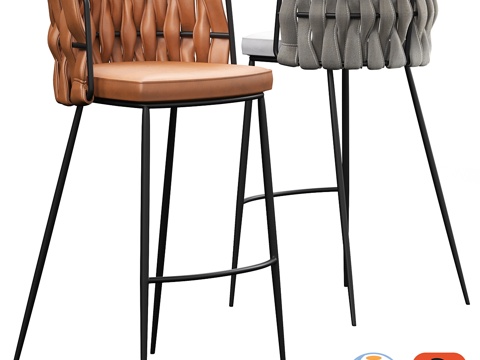  LoftDesigne 吧凳 26783d模型 