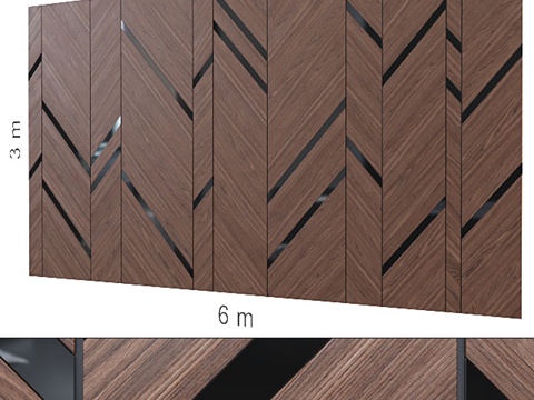  装饰墙 139.3d模型 