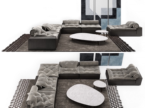  Baxter_迈阿密卷边系列3d模型 