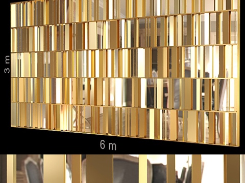  装饰墙 106.3d模型 