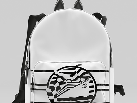  香奈儿背包3d模型 