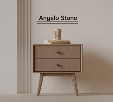 中古风床头柜 实木床头柜su模型