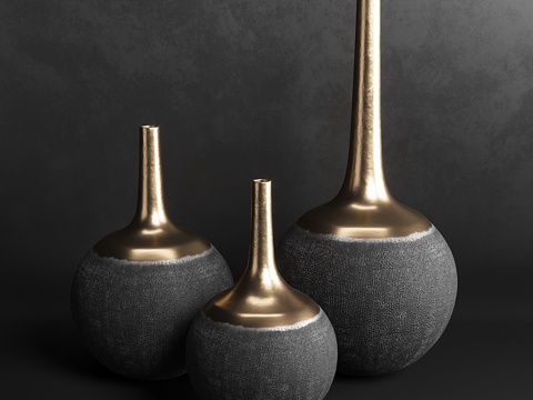  花瓶套装23d模型 