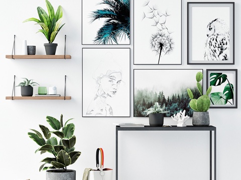  植物_套装_斯堪的纳维亚3d模型 