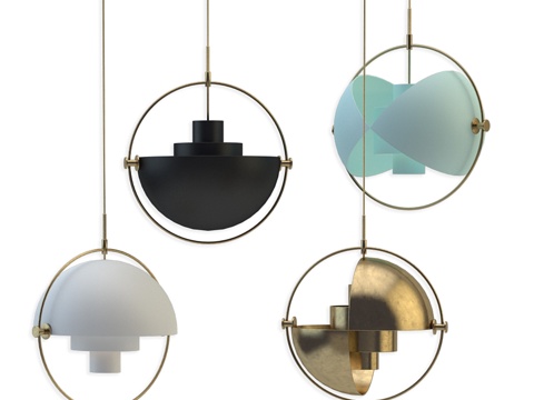  Gubi Multi-Lite 吊灯3d模型 